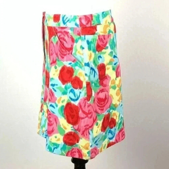 Talbots petites woman’s pencil skirt sz 16 floral - Picture 5 of 7